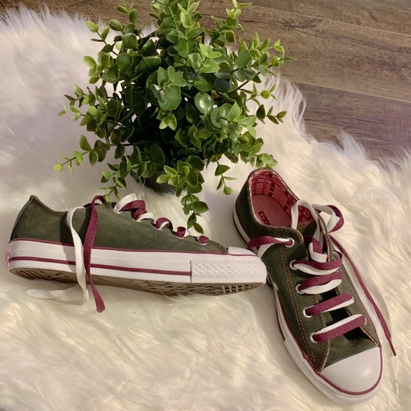 ❤️SOLD New leather Converse sneakers shoes - Picture 2 of 8